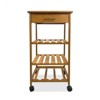 Maliang Kitchen Cart With 3 Open Shelves And 1 Storage Drawer - 2 of 4