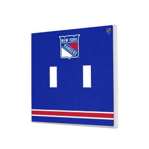 NHL Eastern Conference Teams Stripe Hidden-Screw Light Switch Plate for Double Toggle - 1 of 4