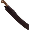 Condor Mini Duku Machete Knife – 10.5in 1075 High Carbon Steel Blade, Walnut Handle, Leather Sheath – 18.5oz - 2 of 4