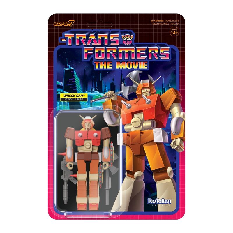 The Transformers: The Movie Wreck-Gar ReAction Figure, 2 of 4