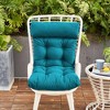 ARTPLAN All Weather Chair Outdoor Cushions of Adirondack Chair with High Back Wicker Tufted Pillow for Outdoor Furniture - 3 of 4