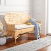 Chorus Woven Sofa Bench - SEA7041 - Natural/White - Safavieh - 2 of 4