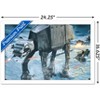 Trends International Star Wars: Hoth - AT-AT Battle Framed Wall Poster Prints - 3 of 4