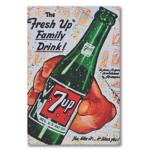 Courtside Market Drizzle 7up The Fresh Up Gallery-Wrapped Canvas - 1 of 4