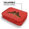 Justice League Wonder Woman Logo Insulated Soft Sided Lunch Box - 4 of 4