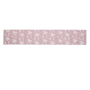 Unique Bargains Christmas Table Runner Navy Blue White 72"x13" 1 Pc - 1 of 4