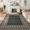 2x6FT Jute Washable Area Rug for Living Room, Modern Non-Slip Outdoor Rug for Patio, Non-Shedding Stain Resistant Soft Carpet for Bedroom - 2 of 4