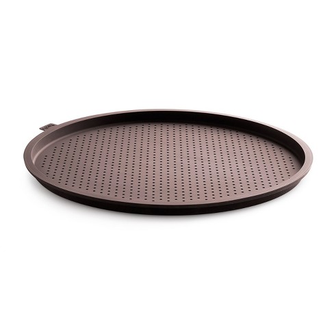 Lekue Silicone Perforated Pizza Pan, 14-inch Diameter, Brown : Target