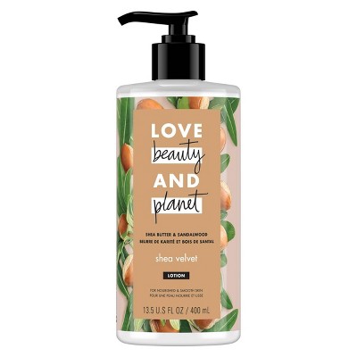 Love Beauty & Planet Shea Butter and Sandalwood Hand and Body Lotion - 13.5oz