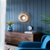 FONTOI Rhys Retro Sunburst Metal Wall Mirror Decorative Accent for Bedroom Dressing Room Hallway or Living Space, Gold, 28.3"*2.2"*28.3" - 3 of 4