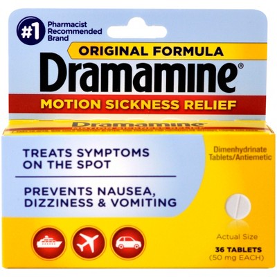 Dramamine vs meclizine for motion sickness relief