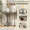 KWPZQEB Narrow Console Table, 59 Inch Entryway Table with Curved Legs, Modern Sofa Side Display Table for Hallway, Living Room - 3 of 4