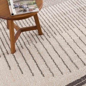 Hauteloom Apichu Charcoal Washable Area Rug - 1 of 4