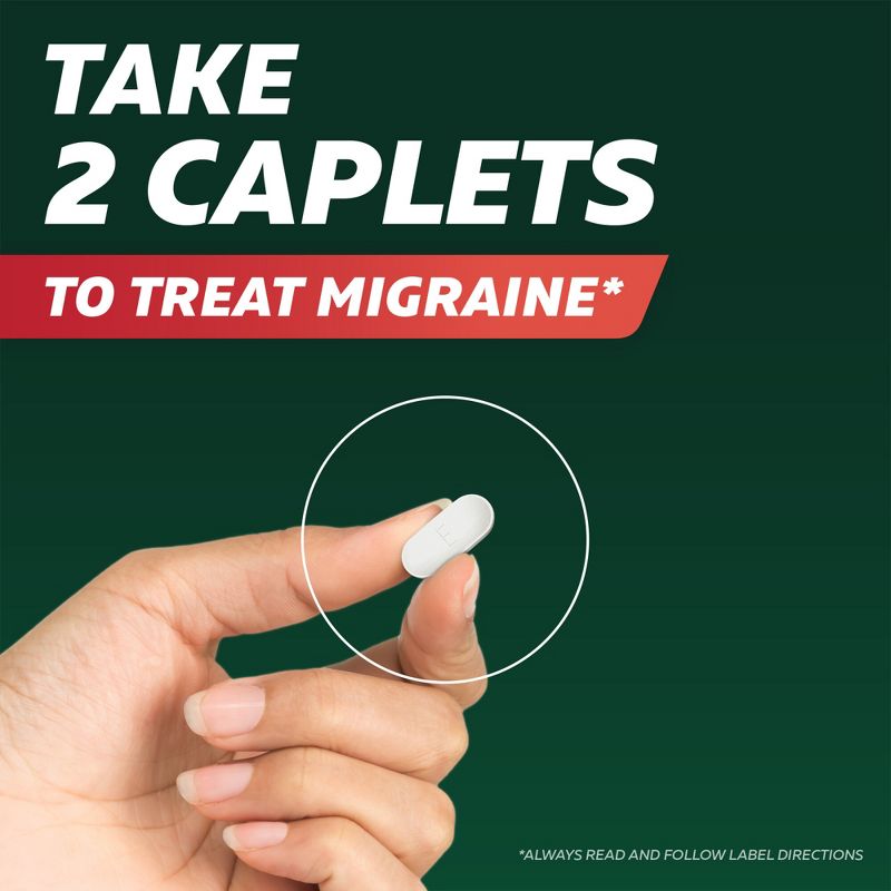 Excedrin Migraine Pain Reliever Caplets - Acetaminophen/Aspirin (NSAID), 5 of 11
