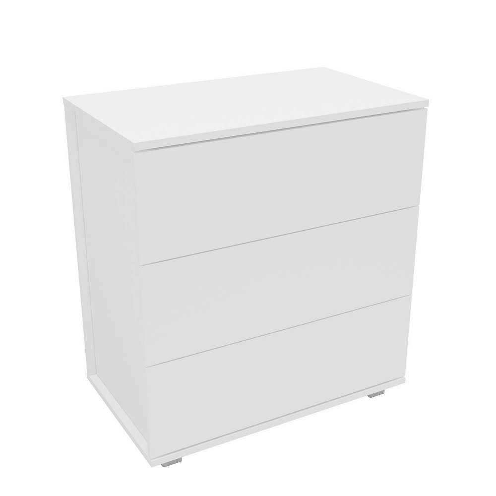 Madison 3 Drawer Chest White - Polifurniture