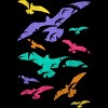 Men's Design By Humans Birds Flying In Color By Expo Tank Top - 2 of 2