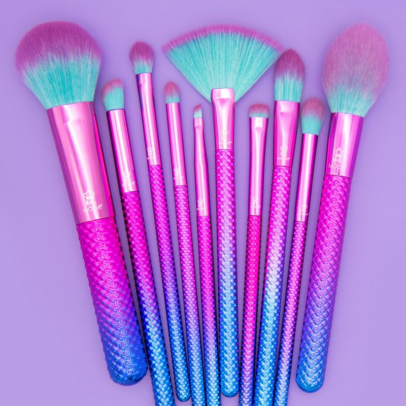 MODA Brush Prismatic Signature 10pc Makeup Brush Kit, Includes Radiance, Blender, and Crease Makeup Brushes, 5 of 11