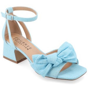 Journee Women's Zevi Medium and Wide Width Dress Sandals - 1 of 4