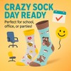Funny Food Socks for Men and Women 3 Pairs Colorful Novelty Crew Socks Cotton Unisex Fit - 4 of 4