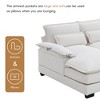NicBex Modern U-Shaped Sectional Sofa Couch with Double Chaise Lounge, Chenille Upholstery for Living Room/Apartment - 2 of 4