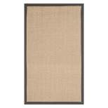 4'x6' Amie Solid Area Rug Natural/Gray - Safavieh