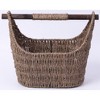 Wickerwise Seagrass Decorative Bathroom Basket – Handwoven Magazine Rack, Storage Organizer - 4 of 4
