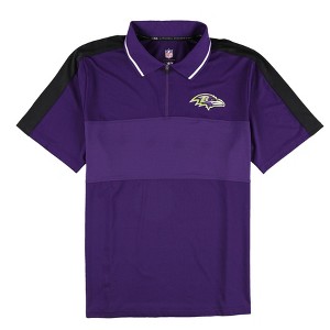 G-III Sports Mens Baltimore Ravens 1/4 Zip Polo Shirt - 1 of 2