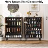 Tribesigns 6-Tier Shoe Cabinet with Door, Modern Shoe Storage Cabinet for Entryway Hallway - 4 of 4