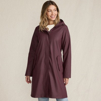 Lands' End Women's Squall Rain Slicker Coat