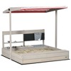 VYNXARIA Kids Sandbox with Canopy Adjustable,Wooden Sandbox Backyard Toy,Outdoor Activity Gift for Girls and Boys - 4 of 4