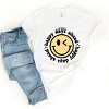 Simply Sage Market S.W.Smiley Happy Days Ahead Smiley Face Short Sleeve Tee - 3 of 4