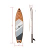 VisioGear 11' Stand Up Paddle Board with Accessories, Dark Grey, 132"*33"*6" - 3 of 4