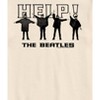 Men's - The Beatles - Help Silhouettes Short Sleeve Graphic T-Shirt - 2 of 4