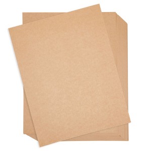 Best Paper Greetings 96 Pack Brown Kraft Paper Sheets for Wedding, Party Invitations, Drawing, DIY Projects, Letter Size, 120gsm, 8.5 x 11 In - 1 of 4