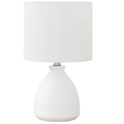 Monarch Specialties Lighting 17inchH Table Lamp Cream Ceramic Ivory / Cream Shade Modern