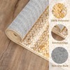 Area Rug, Home Decor Washable Modern Solid Braided Print Rug - Non-Slip Low Pile Neutral Carpet for Farmhouse Living Room Bedroom Dining Dorm - 4 of 4