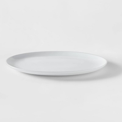 Oval Porcelain Serving Platter 15.5'' White - Threshold™