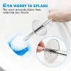 2-Pack Toilet Brush and Holder, Toilet Bowl Brush with 304 Stainless Steel Long Handle for Bathroom Cleaning - 4 of 4