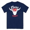 Mens Coors Banquet Rodeo Navy Blue Colorway T-Shirt - 3 of 4