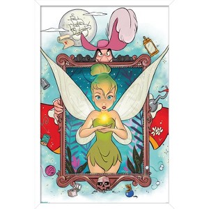 Trends International Disney Tinker Bell - Framed Magic with Hook Framed Wall Poster Prints - 1 of 4