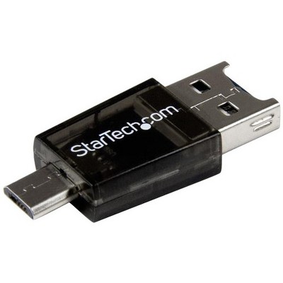 StarTech.com Micro SD to Micro USB / USB OTG Adapter Card Reader - Android