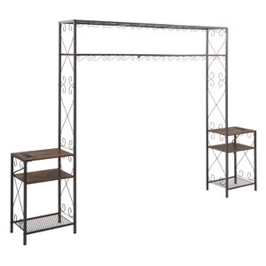 Dexmalle Queen Bed Frame with 2 Nightstands Headboards - 1 of 4
