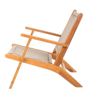 Vega Natural Stain Outdoor Patio Chair - Balkene Home