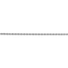 Black Bow Jewelry 1.5mm 14k White Gold Solid Diamond Cut Rope Chain Bracelet & Anklet - 2 of 4