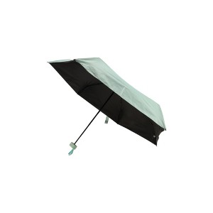 Unique Bargains Umbrella 6-Rib Flat 50% Fold Mini Parasol Full Shading-Sun Protection Impact Cloth 34.25"x20.47" 1 Pcs - 1 of 4