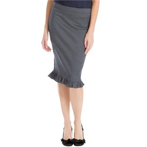 Max Studio London Womens Ruffled Hem Pencil Skirt - 1 of 1