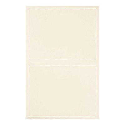 50ct Blank All Occasions Greeting Cards with Envelopes Ivory