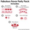 Big Dot of Happiness Conversation Hearts - Valentine’s Day Party Favors and Cupcake Kit - Fabulous Favor Party Pack - 100 Pieces - 2 of 4