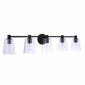 Craftmade Lighting Emilio 5 - Light Vanity in  Flat Black - 1 of 1