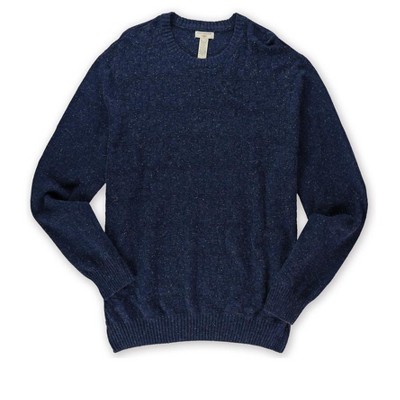 Dockers Mens Marled Wool Mix Pullover Sweater, Blue, XX-Large